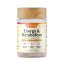 Snap Supplements Energy & Metabolism Herbal Kompleksi Fatigue, Stres Yardımı, Enerji ATM & Daha İyi Mood, Kadınlar ve Erkekler için Enerji Pilleri, 60 Capsules (30 Hizmet, 1 Ay Supply)