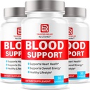 (3 Pack) Yardım Kan Destek Kapsüllerine Güvendi - Resmi TrustedRelief Blood Support Vitamin Pills, Natural Trusted Relief Advanced Premium Formula Wellness & Overal Health, 3 Ay Için 90 Capsules
