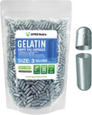 XPRS Nutra Boyutu 3 Boş Kapsüller - 1000 Kont Boş Gelatin Capsules - Pills DIY Capsule - Pure Bovine Pill Gel Caps For Do-It- Yourself Supplements (Silver)