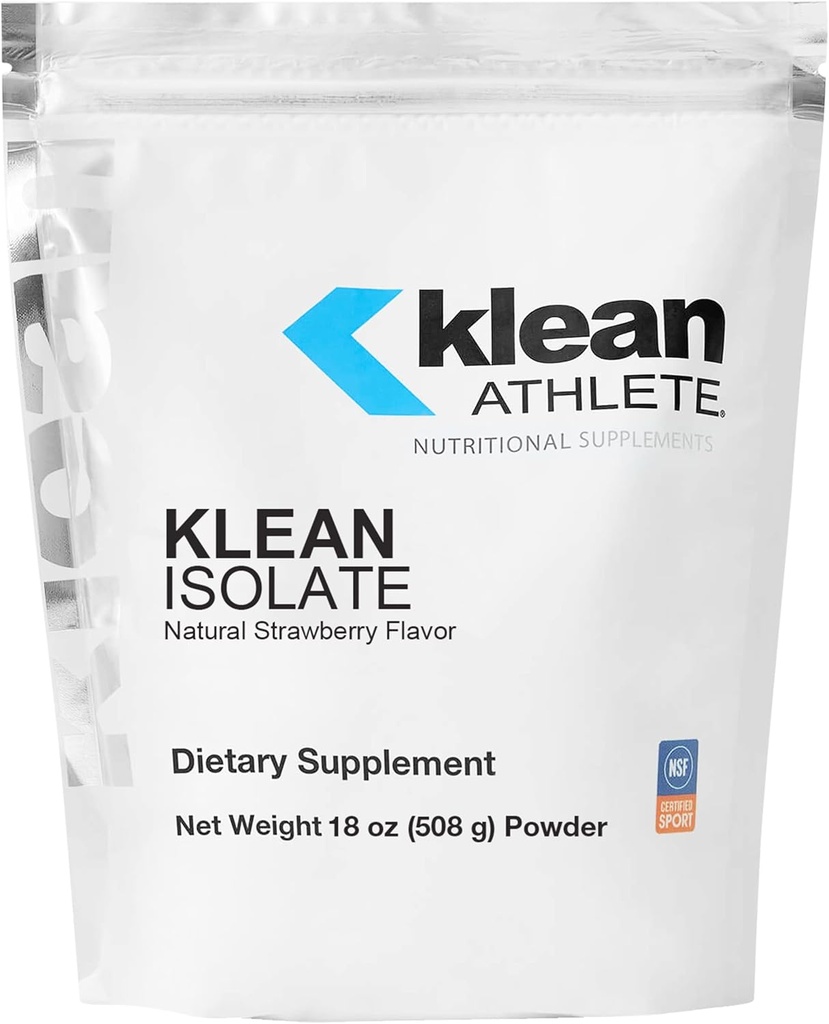Klean Sporcu Klean Isolate | Whey proteini Günlük Proteinleri Geliştirmek ve Amino Asit Kas deliği için Intake* | NSF Spor için sertifikalı | 18 Ounces | Natural Strawberry Flavor