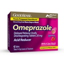 GoodSense Omeprazole Gecikmiş Yayın sözlü olarak 20 mg, Strawberry Flavor, Dissolve Tabs, Vers Frequent Heartburn, Acid, Heartburn Tıp, 42 Tablet