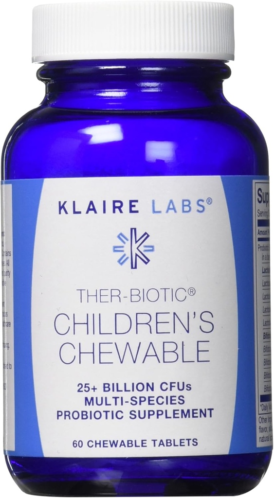 Klaire Labs Ther-Biotic Children Chewable, 60 Kont