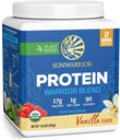 Organik Bitki Tabanlı Protein Toz | Vegan Organik Protein Toz Vanilla, BCAA Amino Filler & Gluten Ücretsiz (Vanilla, 17 Hizmet) ile övdü.