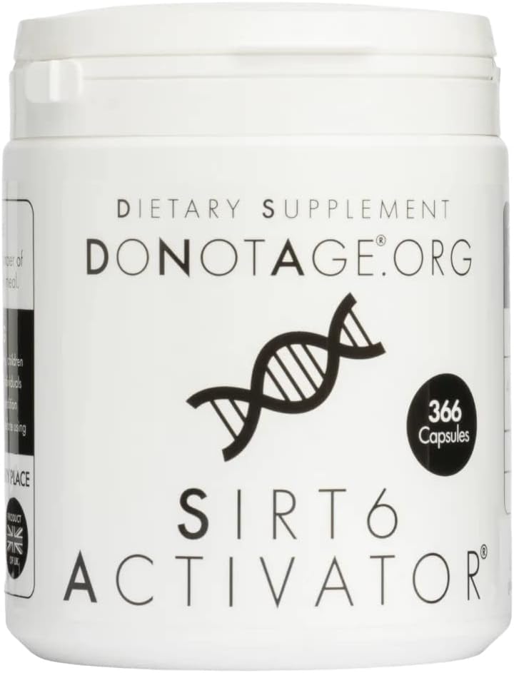Μη Ηλικία SIRT6 Activator® 366 Κάψουλες - Όλα τα φυσικά φύκια που προέρχονται για την επισκευή DNA, την προστασία του τελομέτρου, τη γενετική σταθερότητα και τη μείωση της φλεγμονής