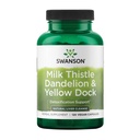 Swanson Süt Butle, Dandelion & Yellow Dock - Herbal Liver Support Supplement - Natural Supplement General Health & Wellness - (120 Capsules) (1 Pack)