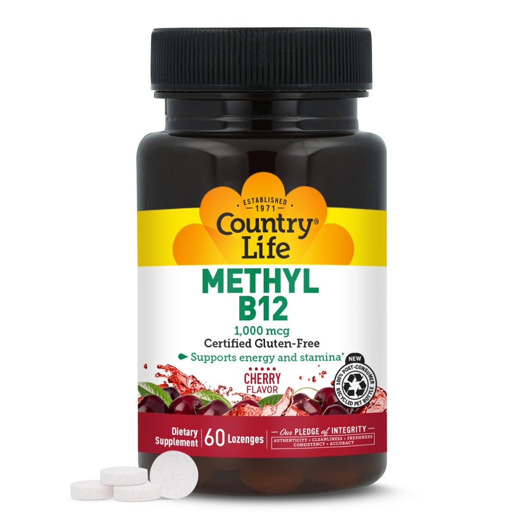 Country Life Me-12 Capsules, 1000 Mcg, 60 Count