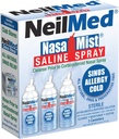 NeilMed NasaMist Isotonic Saline Spray. Soothe, Moisturize ve Cleanse Özel olarak tasarlanmış bir ipucu kullanarak. 177mL. Contains 3 NasaMist canisters