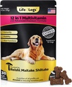 Yumuşak Chews Dog Vitamins & Supplements - Dog Multivitamin - Hemp Oil Glucosamine Chondroitin Hip ve Ortak Destek Sağlık, Skin & Coat, Digestion & Immune ATM, Heart, Probiyotiks