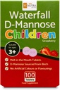 Waterfall D-Mannose Children Melt in the Mouth Tablets with a hint of Strawberry. Suitable for Boys & Girls, 3 Years + | 100 Count