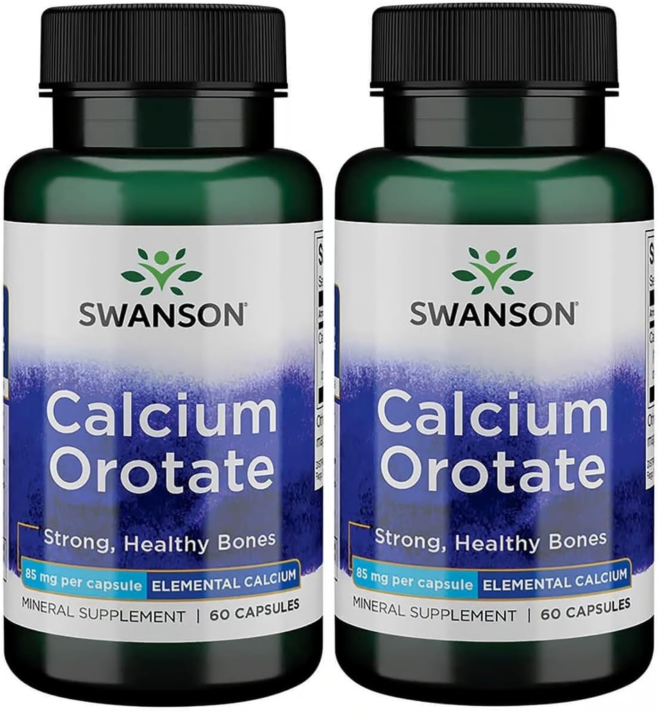 Swansonuba Orotate 85 mg 60 Caps 2 Pack