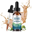 Soursop Graviola Liquid Drop, Soursop Sea Moss & Turmeric, Graviola Soursop Bitters Hücre Desteği ve Rejenerasyonu için sıvı, Liver, Relax, Immune ve Antioksi Desteği, 1 Fl Oz