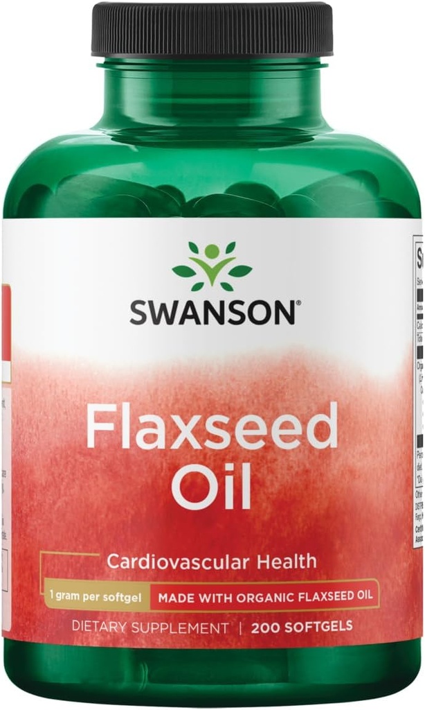 Swanson Flaxseed Oil (Omegatru) 1000 Milligram