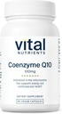 Vital Nutrients CoQ10 100 mg | Vegan Supplement | CoEnzyme Q10 Ubiquinone | Potent Antioxy to Support Heart Health and Energy Levels* | Gluten, Dairy and Soy Free | Non-GMO | 60 Capsules
