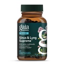 Gaia Herbs Sinus & Lung Supreme - Συμπληρώματα Υποστήριξης Πνεύμονα για την Αναπνευστική Υγεία - Sinus Support -Vegan, Gluten-free & Dairy Free - Φόρμουλα Βασισμένη σε φυτά - 60 κάψουλες