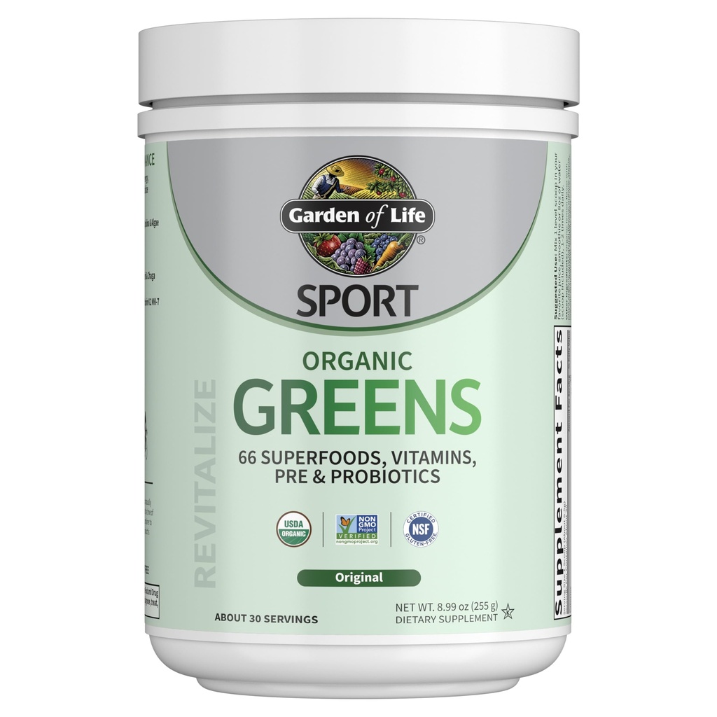 Life Sport Nutrition Greens ve Superfoods Toz for Women and Men - Unflavored, Organik Mix - Spirulina, Meyve, Vitaminler, Pre & Probiyotikler, Mushrooms, Athletic Supplements, 30 Hizmetler