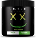 Smyle USA Pre-Workout Toz Limon Lime - Pre Workout Energy with 400 mg Alpha GPC + 167 mg Caffeine ve 1667 mg Beta-Alanine Performansı | 30 Hizmet