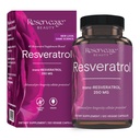 Reserveage Beauty, Resveratrol 250 mg, Antioksi Supplement for Heart and Cellular Health, Supports Health Aging and Immune System, Paleo, Chem, 120 Capsules