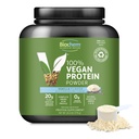 Biochem Vegan Protein Toz, hizmet başına 20g Pure Plant-Based Protein, Organik Pea, Hemp & Cranberry, Soy-Free, Gluten-Free, Vanilla, 1.5 lb
