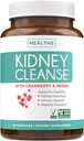 Kidney Cleanse Detox (Non-GMO) Sağlıklı Urinary Tract- Güçlü VitaCran Cranberry Extract & Herbs - Sağlıklı Kidney Desteği Tamam - 60 Vegetarian Capsules (No Pills)