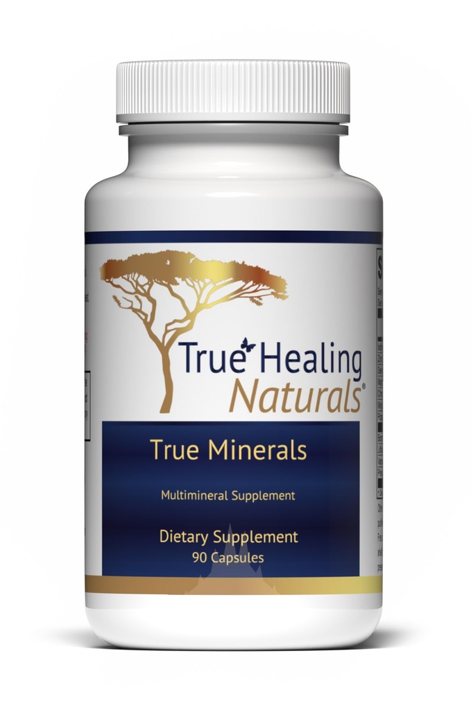 Gerçek şifa Doğalları - Gerçek Mineraller Tamam, Gut & Heart Health, 90 Vegetarian Capsules