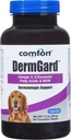 Kala Health Comfort DermGard Skin and Coat Supplement Supplement for Dogs, 60 Kont, Sağlıklı Skin, Shiny & Reduce Excessive Shedding, Contains MSM, Fish Oil & Omega 3, 6 ve 9 Essential Fattyas