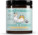 Bark & Whiskers Βιολογικό σύμπλοκο βιταμίνης Β, 0,85 Oz. (24 g), 60 Scoops, Υποστηρίζει ένα υγιές νευρικό σύστημα & αντοχή, κτηνίατρος Formulated, μη-GMO, Certified USDA Organic, Dr. Mercola