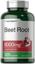 Horbäach Beet Root Powder Κάψουλες 8000mg 