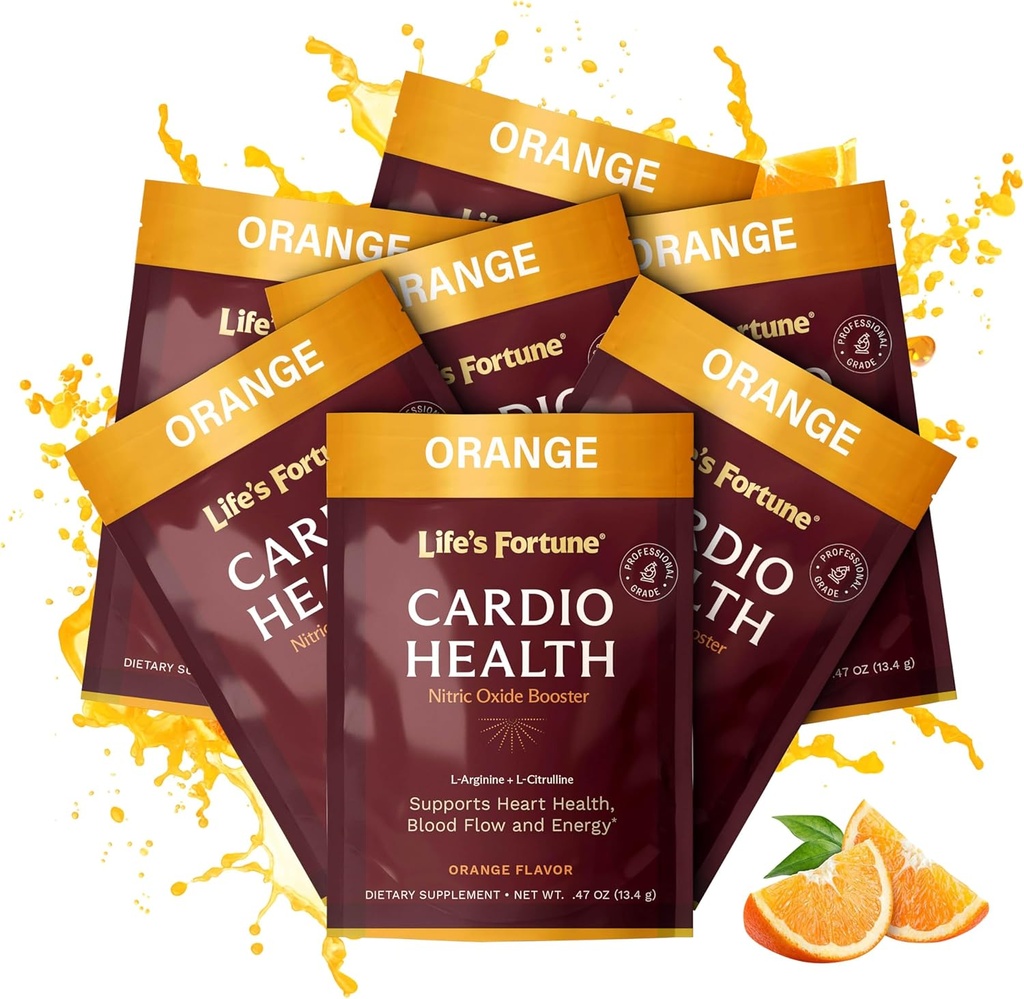 Life's Fortune L Arginine L Citrulline Supplement Toz - Yüksek Potency Nitrik Çimento Kombine Doğal Portakal Flavor, 5 Hizmetler ( 1)