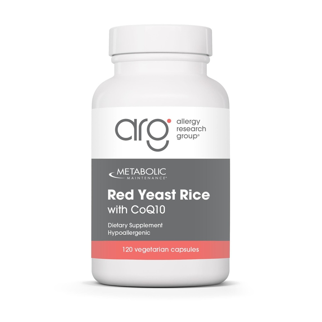 Metabolik Bakım CoQ10 ile Kırmızı Yeast Rice - Enerji Üretimi + Cardiovasküler Sağlık Desteği - Co Enzyme Q-10 + Red Yeast Rice Antioksi Supplement (120 Capsules)