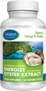 Erkekler ve Kadınlar için Oyster Ekstraksiyon Tamamını Enerji ve Wellsness, ABD, 500 mg, 60 Sebze Kapsülleri.