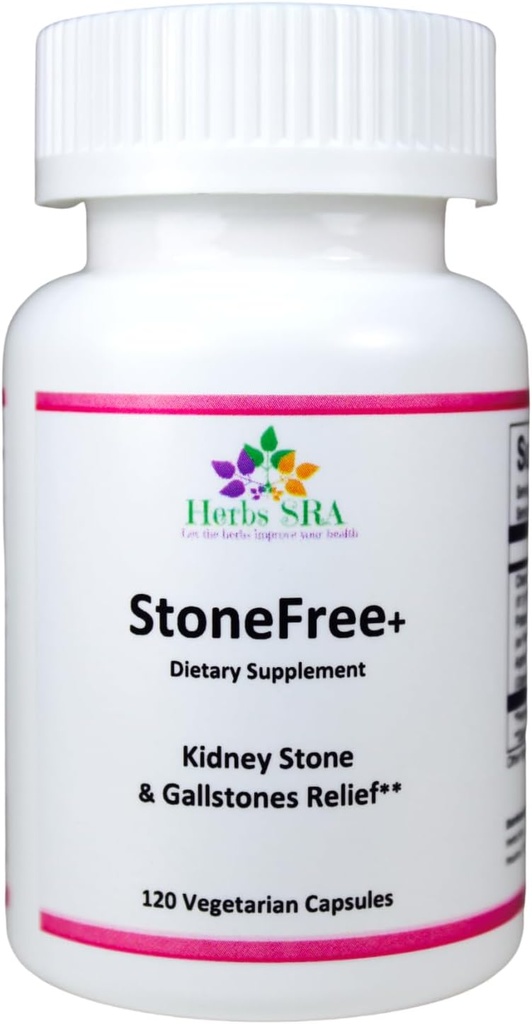 StoneFree συμπλήρωμα βοτάνων - Φυσική υποστήριξη για νεφρά και πέτρες - Chanca Piedra, Κιτρικό κάλιο, μηλίτη ξύσμα μήλου