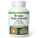 Doğal Faktörler, Betaine HCL 500 mg, Sağlıklı Digestion ve Sağlıklı Mikrobiyome, 180 kapsül (180 hizmet)