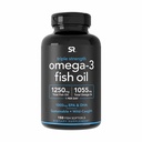 Spor Araştırması Triple Strength Omega 3 Fish Oil - Burpless Fish Oil Supplement w/EPA & DHA Fatty Acids from Wild Caught Fish - Heart, Brain & Immune Support for Men & Women - mg 1250, 150 ct