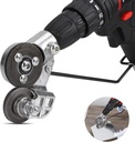 Yükseltilmiş Elektrikli Drill Plak, Yeni Metal Nibbler Machinery Drill Atament/Adapter, DIY Metal Drill Atament, Form Metal Bıçak Demir, Beyaz Levha, Çelik, Copper, alüminyum