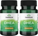 Swanson DHEA - Doğal Supplement - Hormon Dengesi - (120 Capsules, 10 mg Her) 2 Pack