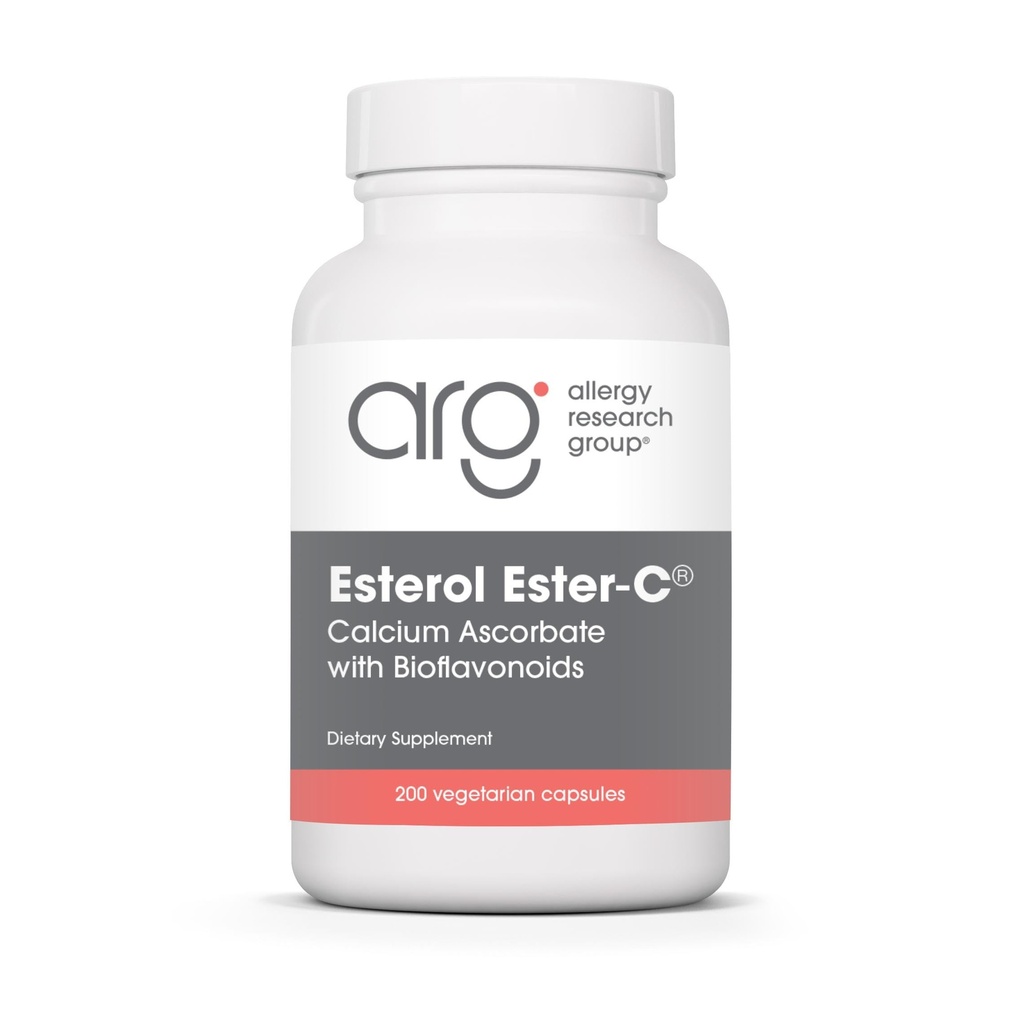 Alerji Araştırma Grubu Esterol Ester-C - Vitamin C 1350 mg Supplement, Immune Support, Food Ascorbate with Bioflavonoids, Ascorbic Acid, Düsseldorf, Quercetin, Vegan Capsules - 200 Count