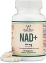 Çift Wood Supplements NAD Anti Aging & Hücre Rejenerasyonu |% 95 Pure NAD+ Per Servis, 30 Gün Supply | Nicotinamid Riboside | Üçüncü Parti Test Edildi, Vegan Güvenli, Non-GMO