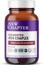 Yeni Bölüm Iron Supplement, All-Food Fermented Iron Kompleksi Organik Sebzeler ve Herbs + Bir Günlük Non-Constipating Dose- 60ct, 2 Ay Supply