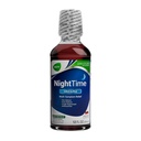 AXIV Nighttime Cold and Flu Relief Liquid Medicine, Multi-Symptom Relief, Pain Reliever, Fever Reducer, Cough Suppressant, Cherry Flavor, 12 fl. oz.