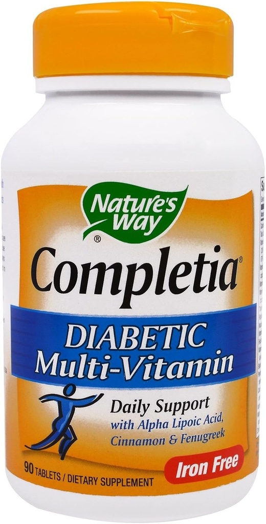 Nature's Way - Completia Diabetic Multivitamin, 90 tablet