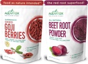 Alovitox Beet Root Toz & Cutages | 100% Pure, Fresh & Organic Vegan Superfood with Vitamins A, C & Iron | Helps Lower Blood Pressure, Balance Oksijen Kullanımı ve İşoutlar sırasında Stamina Güçlendirme | 2x 16