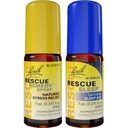 Day & Night Sche, Bach RESCUE REMEDY Spray, Natural Stress Relief [and] RESCUE SLEEP Spray, Natural Sleep Aid - 2Pk, Homeopathic Flower Essence, Vegan, 7mL Ea