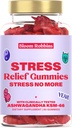 Ashwagandha Gummies - Ashwagandha KSM-66 & Lemon Balm Extract - Stres Gummies & Calm Gummies with KSM-66 - Vegan Relaxation Ashwaganda Gummies (60count)