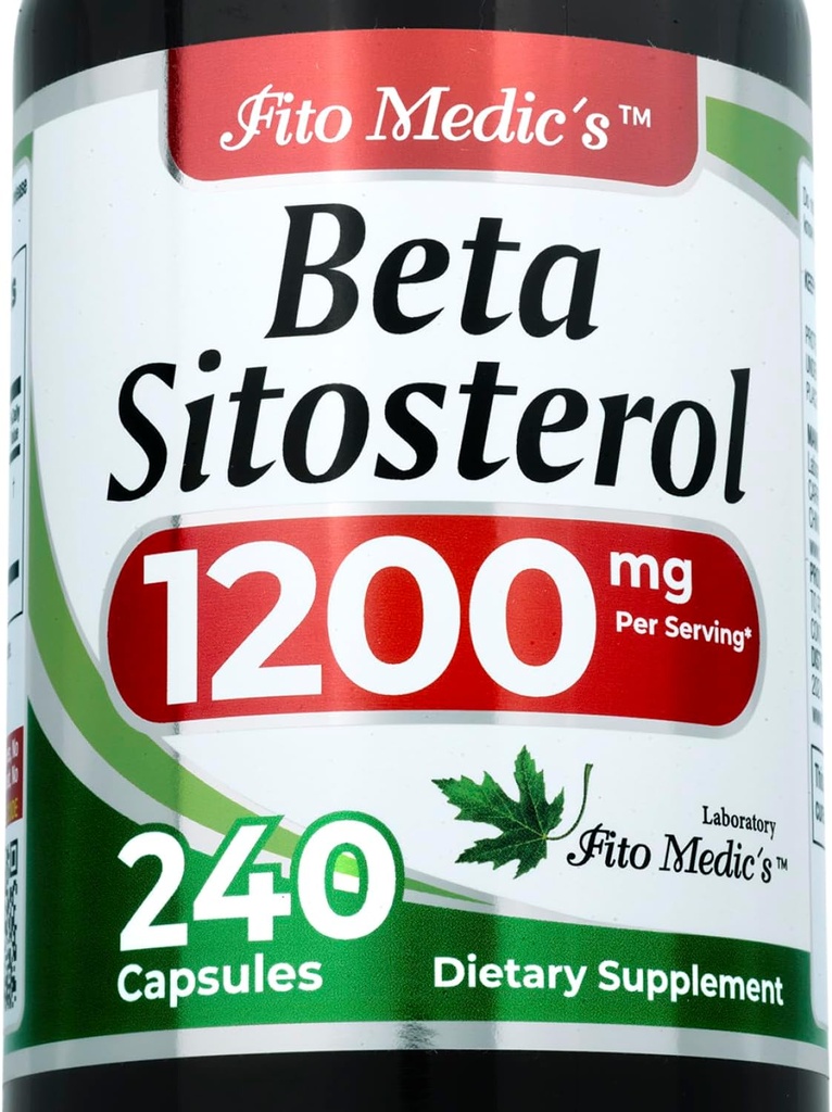 Lab | beta sitosterol| Plant sterols|240 Capsules |1200 mg | beta sitosterol Supplement | Ultra yüksek Aborpsiyon.