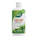 Nature's Way Aloe Vera Leaf Juice with Polymax+, 99.5% Purified Aloe Vera Leaf Juice from Temp, Unflavored, 33.8 Fl Oz Oz