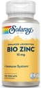 Solaray Bio çinko 15 mg | Sağlıklı Immune System, Endocrin & Hücre Fonksiyonu Desteği | 100 VegCaps