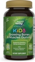 Nature's Way Kids Bones & Muscles Gummies, Sağlıklı Kemikler ve Kaslar*, Kalsiyum, Magnezyum, Vitaminler D3 & K1, 2+, Wildberry Flavored, 60 Gummies (Pazar Mayıs Vary)