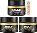Shilajit Pure Himalayan Organic Shilajit Resin, Gold Grade Shilajit Resin με 85+ Trace Minerals & Fulvic Acid, Pure Shilajit συμπλήρωμα για την καλύτερη υγεία, 50 γραμμάρια (3 τεμάχια)
