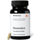Momentous Resveratrol Supplement 450 mg - Sağlıklı Ağlama için Trans-Resveratrol, Beyin ve Kalp Desteği - Spor için Onaylandı - GMO- & Gluten-Free - 30 Hizmet