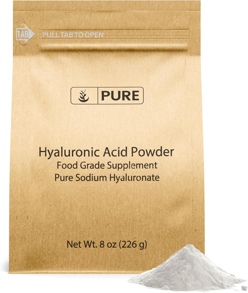 PURE ORIGINAL INGREDIENTS Hyaluronic Acid (8 oz) Water ►, Fine Toz